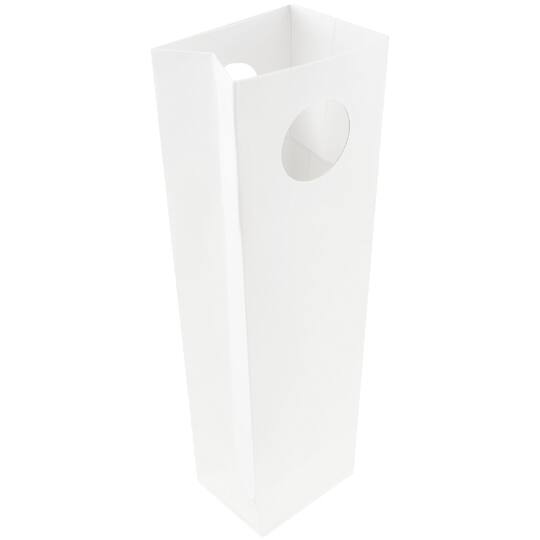 JAM Paper White Heavy Duty Bottle Wine Bag, 3ct.